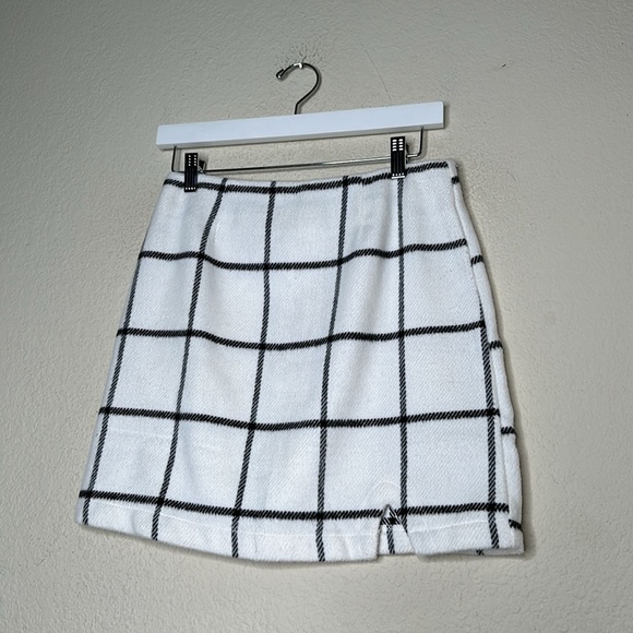 NWOT Lulu’s Spence Fleece Plaid Mini Skirt Size Small Academia Preppy Collegiate - Picture 7 of 10